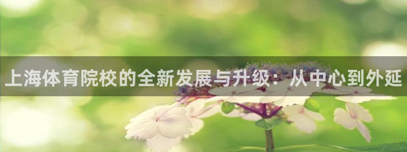 公海赌赌船官网下载开户：上海体育院校的全新发展与升级